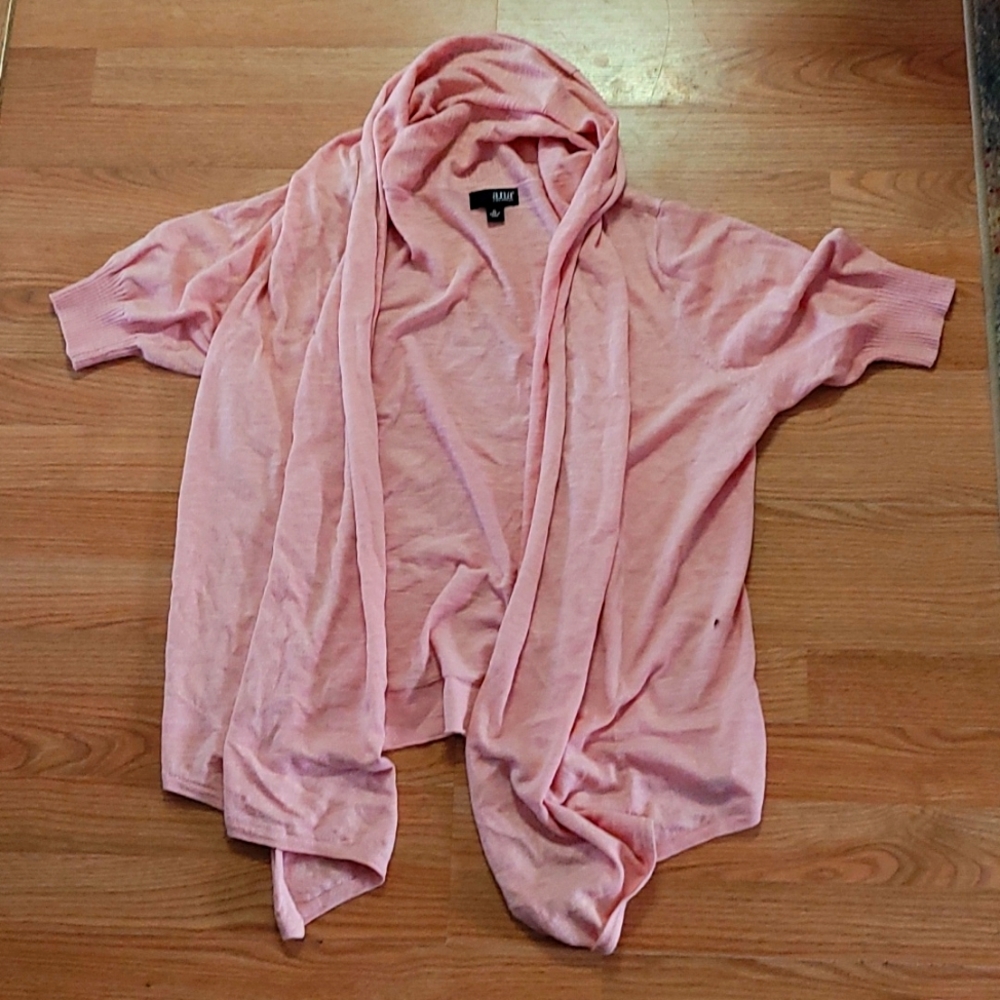 Pink cardigan